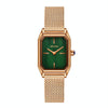 SANDA 1096 Bold Octagonal Dial Waterproof Lady Watch, Style:Mesh Band(Green)