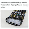 Sports Multi-Function Sunscreen Ice Sleeves with Zipper Pocket, Size: S(Technology Blue Long Version)