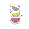 20 PCS Waterproof Painted Fruits Vegetables Plants Children Tattoo Stickers(EC-544)