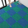 Thickened PVC Can Be Spliced  Floor Mat Kitchen Bathroom Anti-Slip Foot Pad Hollow Injection Pad, Size: 30x30x1.5cm(Blue)