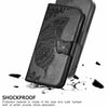 For Alcatel 1S 2021 Butterfly Love Flower Embossed Horizontal Flip Leather Case with Holder & Card Slots & Wallet & Lanyard(Black)