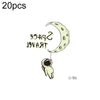 20 PCS Children Waterproof Space Luminous Tattoo Stickers(Ci-106)