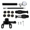 Portable High Pressure Pump Bicycle Pump Mini Mountain Bike Pump + Crowbar