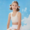 Girls Developmental Bra Big Kids Thin Vest No Trace Underwear, Size: L/80A(Shallow powder)