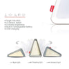 USB Charging Flip Lamp G-sensor LED Light (White)