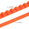 10 PCS Car Tire Emergency Single Grid Anti-skid Chains Tyre Anti-slip Chains