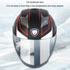 KUQIBAO Motorcycle Smart Bluetooth Sun Protection Double Lens Safety Helmet, Size: L(Glossy Black Phantom Fiber)