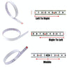 1m Sticky Scale Steel Ruler with Glue Scale Tape Measure Self-adhesive Ruler, Specification:Positive
