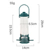 Squirrel-Proof Hanging Bird Feeder - Clear, Automatic & Durable