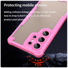 For Samsung Galaxy S25 Ultra 5G Armor Glaze PC Hybrid TPU Phone Case(Pink)