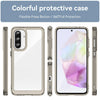 For Samsung Galaxy A56 5G Colorful Series Acrylic Hybrid TPU Phone Case(Transparent Grey)