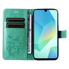 For Samsung Galaxy A26 5G Global 3D Butterfly Embossed Pattern Flip Leather Phone Case(Green)