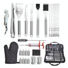 30 in 1 Outdoor Tableware Set Camping Barbecue Tableware Picnic Tool Set