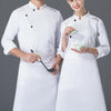 Long Sleeve Chef Clothes Overalls, Size:4XL(White)
