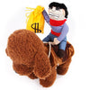 Cowboy Dog Costume with Money Bag (L) - Halloween Fancy Dress