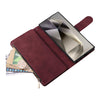 For Samsung Galaxy S25 Ultra 5G Multifunctional Frosted Zipper Wallet Leather Phone Case(Wine Red)