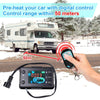 Car 12V / 24V Parking Heater LCD Monitor Switch with Remote Controller(Black)