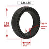 6.5x1.85 Solid Tire Honeycomb Tire Electric Scooter Tire,Specification: 28mm Card Slot