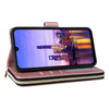 For Samsung Galaxy A16 Nine-card Slots Zipper Wallet Bag Leather Phone Case(Rose Gold)