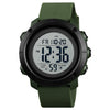 SKMEI 1426 Multifunctional Outdoor Fashion Noctilucent Waterproof White Machine Rubber Ring Digital Watch(Army Green)