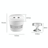 C209 USB Charge Mini Laser Stage Atmosphere Light, Specification: 8 In 1 Style (White)