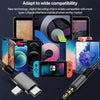 2 in 1 8 Pin, USB-C / Type-C to 3.5mm Car AUX Audio Adapter Cable, Length:1m(Grey)