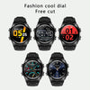 F6 1.28 inch IPS Screen 2 in 1 Bluetooth Earphone Smart Watch, Support Heart Rate & Blood Oxygen Monitoring / Bluetooth Music, Style:Silicone Strap(Black)