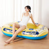CAMEBUST Two People Swimming Ring Couple Girlfriends Floating Ring Floating Row 160 x 110cm