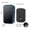 Wireless Doorbell Kit, 4 Receivers, 300m Range, EU Plug, Black