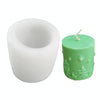 DIY Christmas Candle Aromatherapy Gypsum Silicone Mold, Shape: Single Christmas Cylinder