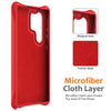 For Samsung Galaxy S25 Ultra 5G Wave Texture MagSafe Magnetic Liquid Silicone Phone Case(Red)