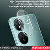 For Honor Play 8T 5G imak Integrated Rear Camera Lens Tempered Glass Film with Lens Cap