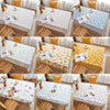Rural Farm PVC Paper Waterproof Oil Wash Desktop Table Cloth, Size: 90x150cm(Gardenia)