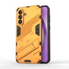 For Samsung Galaxy A56 5G Punk Armor 2 in 1 PC + TPU Shockproof Phone Case with Invisible Holder(Orange)