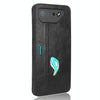 For Asus ROG Phone 7 Cow Pattern Sewing Skin PC + PU + TPU Phone Case(Black)