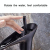 Bathroom Faucet Washbasin Waterfall Hot & Cold Faucet, Specification:99529 Black