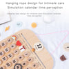 Children Room Wooden Perpetual Calendar Baby Cognitive Desktop Pendant, Spec: Beech GB