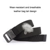 Men Lightweight Metal Free Casual Elastic Belt, Length: 120cm(Twill Dark Khaki)