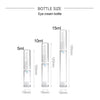 5 PCS Clear Empty Travel Portable Refillable Plastic Pump Bottle Containers, 15ml