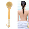 Natural Bristle Massage Exfoliating Shower Brush(As Show)