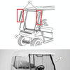 2pcs 32cm For Club Car One Piece Folding Windshield Tab Golf Cart Accessories 101444101