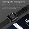 LOANIY F60 1.7 Inch Body Temperature Detection Smart Watch(Blue)