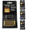 Electric Razor Trimmer Head Cover For Babylis,Style: Black Cover+Golden Knife Net+Knife Head
