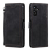 For Samsung Galaxy A36 Retro Splicing Horizontal Flip Leather Phone Case(Black)
