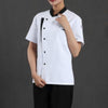 Spliced Chef Cooking Workwear  Catering Restaurant Coffee Shop Waiter Uniforms, Size:L(White)