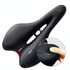 Silicone Bicycle Seat GEL Mountain Bike Saddle Bicycle Seat Saddle(Black Red)