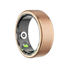 R03 SIZE 8 Smart Ring, Support Heart Rate / Blood Oxygen / Sleep / Multiple Sports Modes(Gold)