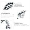 S925 Sterling Silver Ring Vintage Open Ring DNA Shape Ring