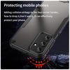 For Samsung Galaxy A56 5G Armor Glaze PC Hybrid TPU Phone Case(Black)