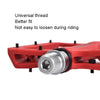 FMFXTR Mountain Bicycle Pedal Nylon Fiber Bearing Non-Slip Pedal(SG-12B Red)